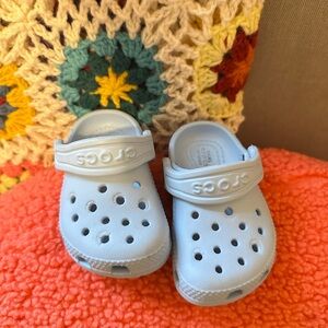 Baby Toddler Blue Crocs Size 4
